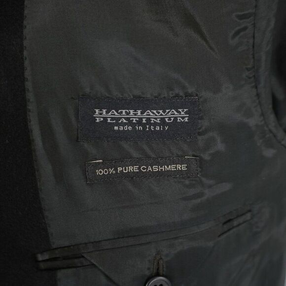 Hathaway Platinum 100% Pure Cashmere 3 Button Blazer 42R - Picture 8 of 14